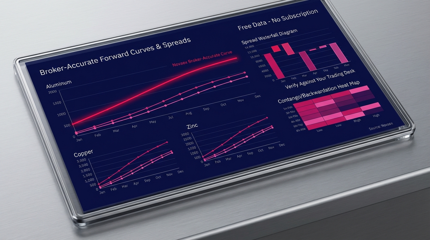 Broker-Accurate LME Forward Curves: Aluminum, Copper, Zinc