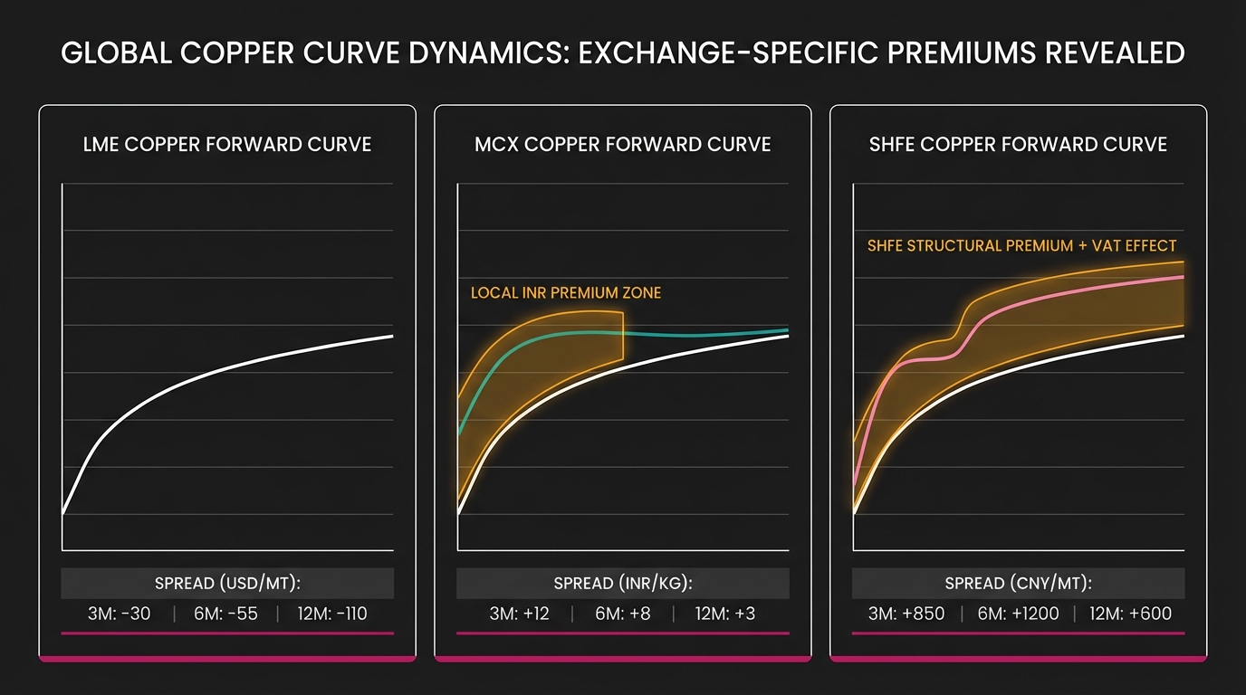 MCX Copper vs SHFE Copper: Curve Divergence Explained