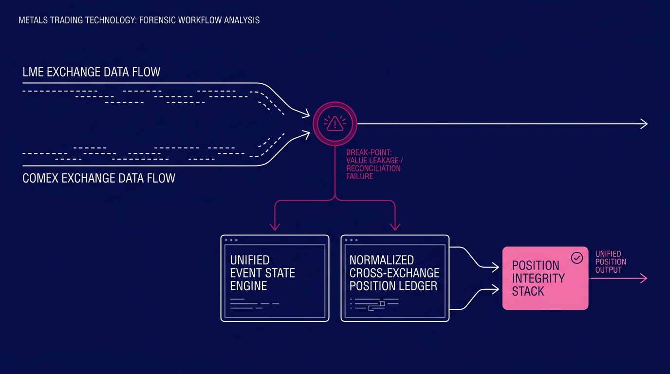 Metals Trading Position Visibility: Mapping Breaks to Architecture