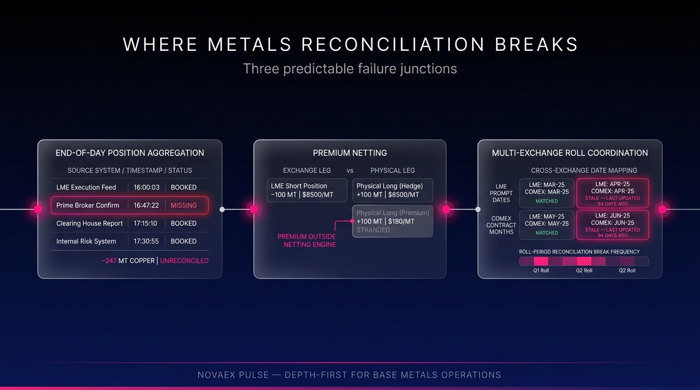Why Metals Trading Reconciliation Breaks Happen